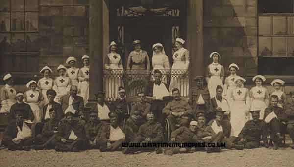 In Army hospital 1917